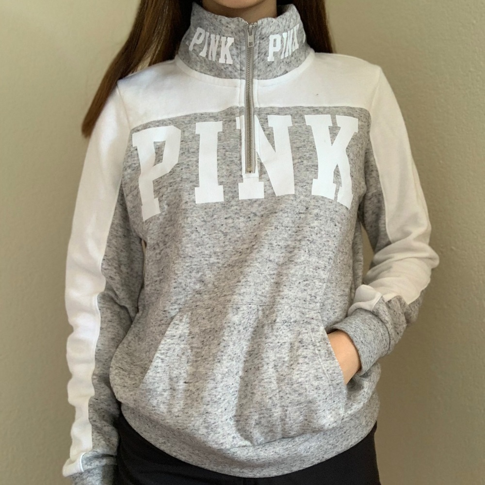 VS PINK quarter zip